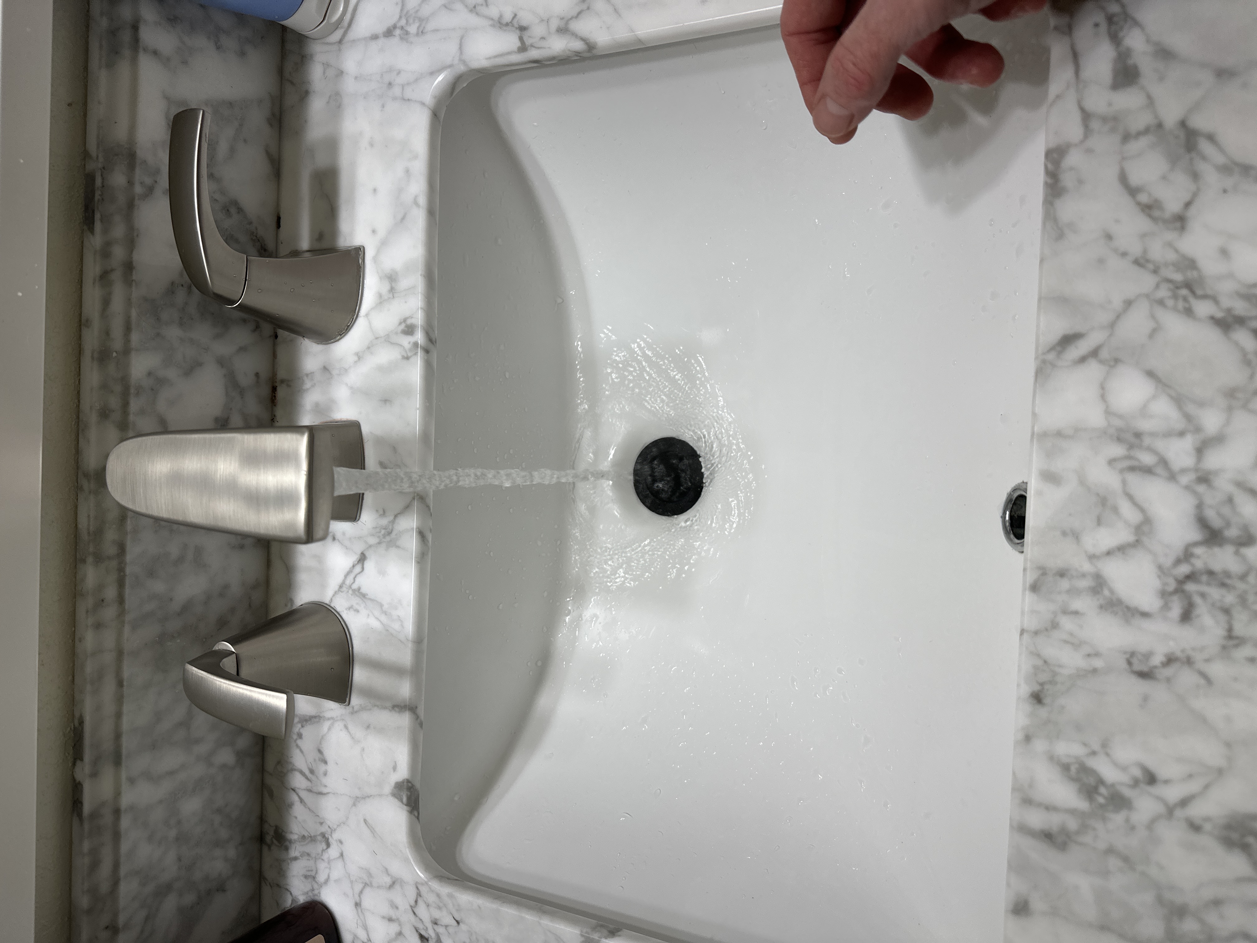 Thorough bathroom fixture inspection